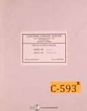 Clausing-Colchester-Clausing Colchester 8425 Series Radial Drill, Instructions and Parts Manual 1993-8425 Series-04